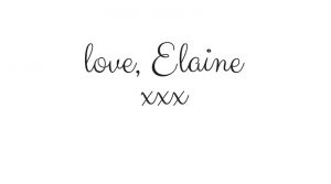 love, Elaine